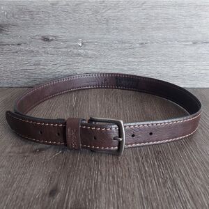 Levi's Men's Brown Synthetic Leather Belt Medium 34-36